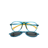 HARINA Kids - HT19972 Transparent Blue and Yellow CLIP-ON